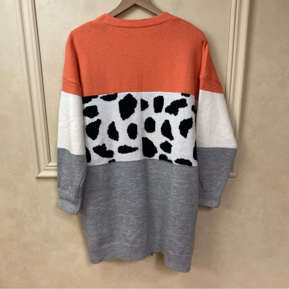 ABYOXI Open front Cardigan Sweater Size Large - Picture 5 of 5